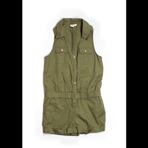 💚Silence and noise utility romper💚